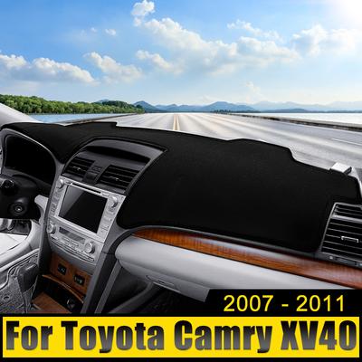 Capa para painel de carro, proteção contra luz solar, tapetes anti-UV, tapetes antiderrapantes para Toyota Camry 40 XV40 2007 2008 2009 2010 2011
