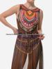 Russian Ethnic Style Two-Piece Swimsuit with Cover-Up