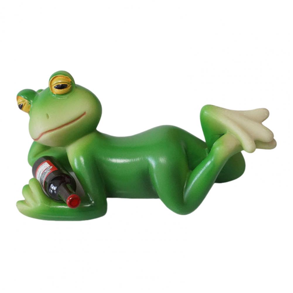 

Frog Figurine for Pots Frog Decor for Potted Plants Resin Frog Figurine Planter Decoration for Home Garden Cute Mini Statue