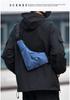 Men's Lightweight Crossbody Chest Bag - Irregular, Simple, Casual, and Trendy for Outdoor Sports