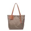 Simple, lightweight and large-capacity nylon cloth tote bag women's 2025 new high-end casual solid color mommy shoulder bag