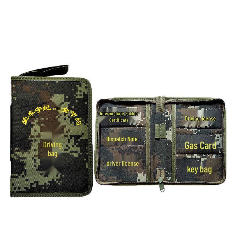 

Camouflage Driving Document Bag