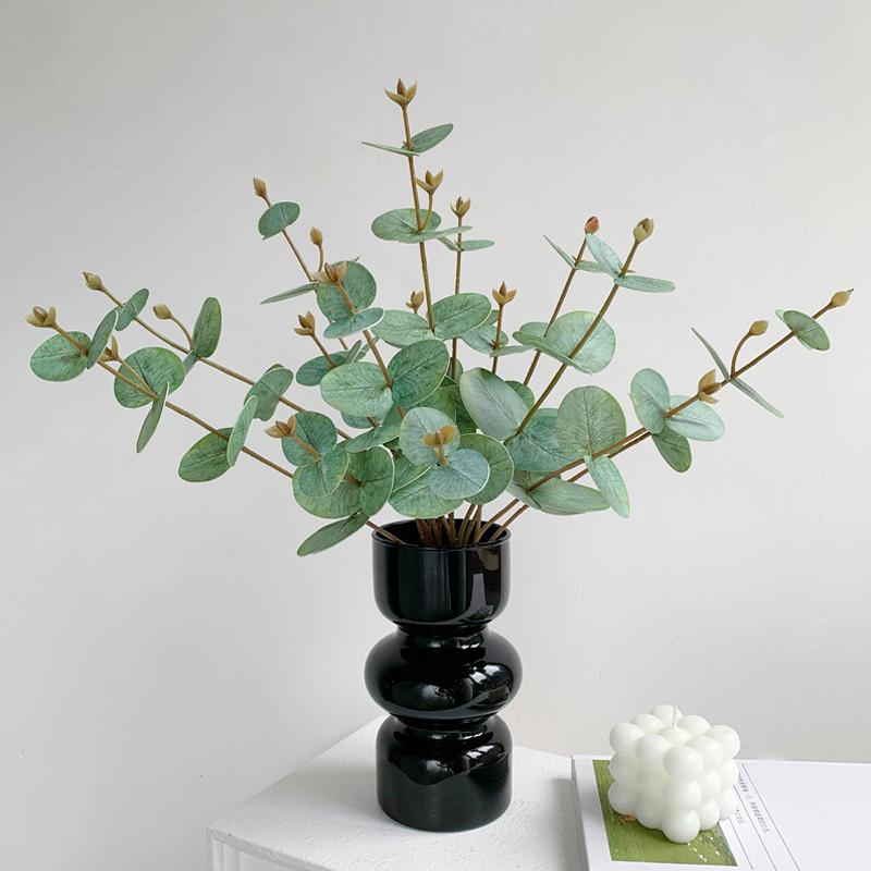 1PC/2PCS Eucalyptus Shape Home Decoration Artificial Plant Scenery Flower Arrangement 3D Printing Flower Art 52cm