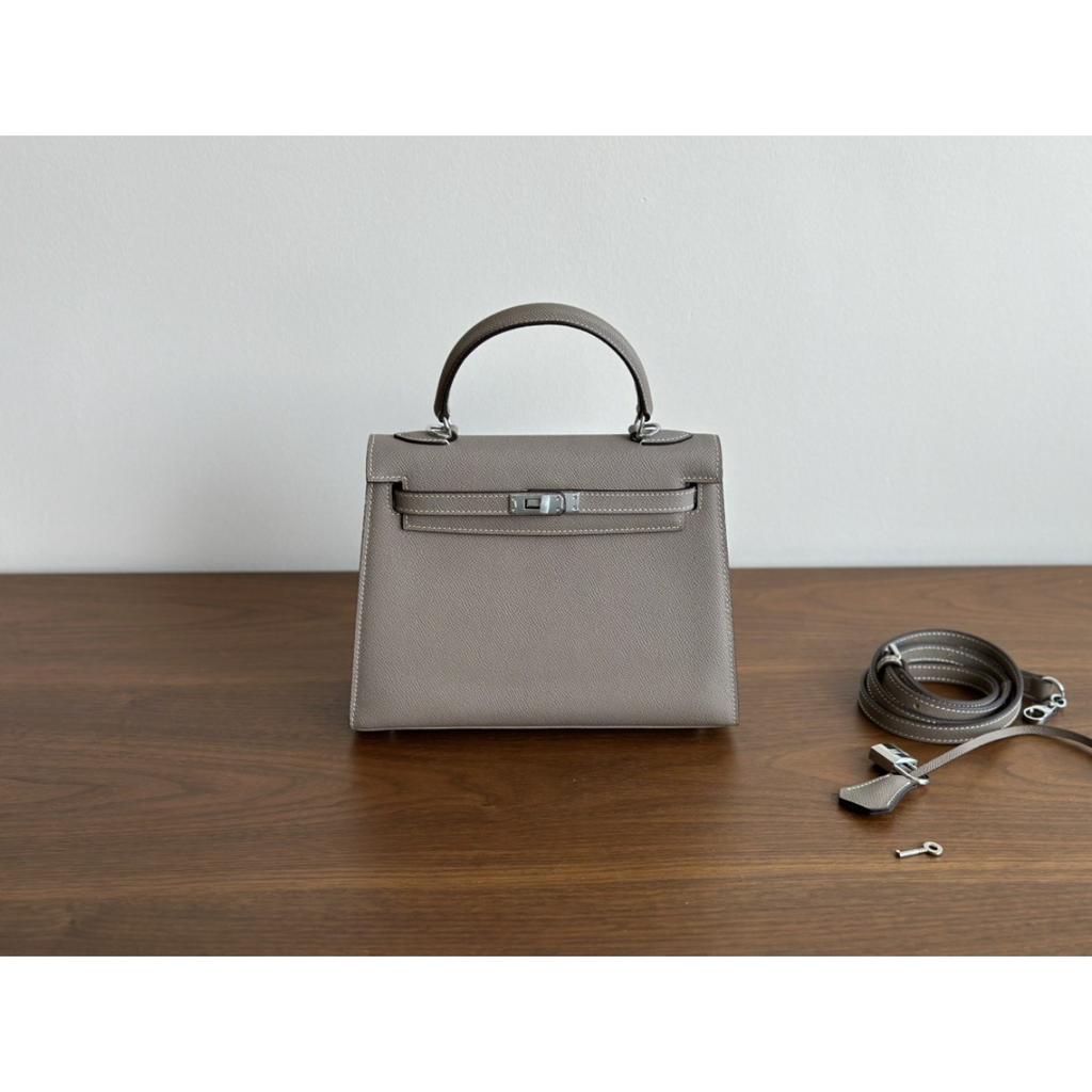 Kazilan Kelly 25 padrão de palma couro de vaca moda ombro portátil mensageiro bolsa de trabalho versátil mini bolsa