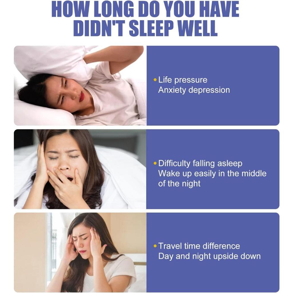 Upgraded Deep Sleep Patches for Adults, Soft Breathable for Women and Men, Relieve Insomnia, Irritability, Anxiety, Improve Sleep