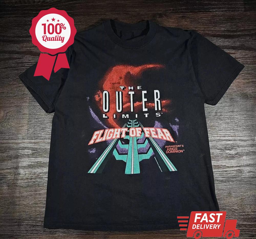 The Outer Limits Flight Of Fear Shirt Black Unisex Size S-2345XL Unisex T-Shirt XL
