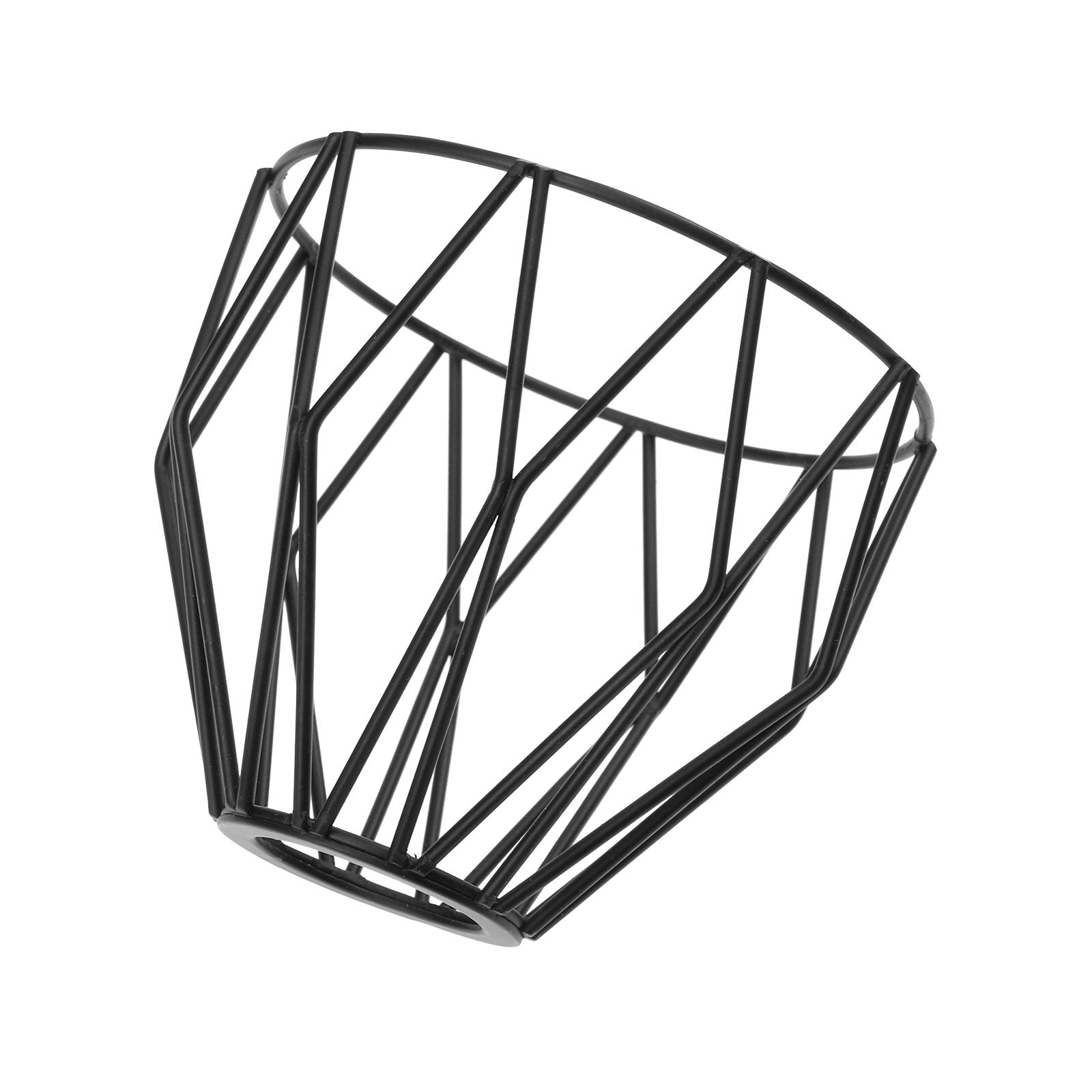 

Простой абажур Железный потолочный абажур Аксессуар для проходной лампы для дома бара чёрный