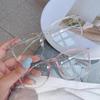 Anti Radiation Glasses for Women Retro Round Glasses Frame Anti Blue Light Eyeglasses