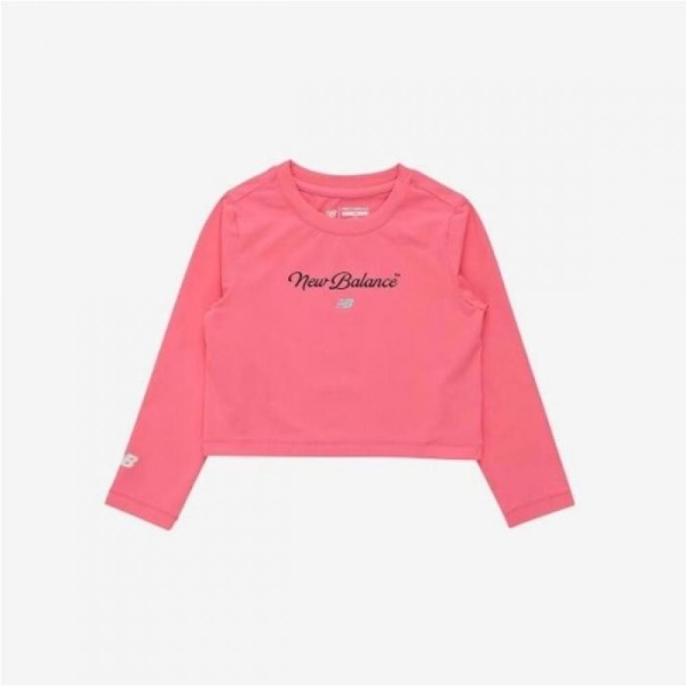 

New Balance Skies Essential Girls Crop Rashguard Top Nk9re2105g Pink (25)Pink/120