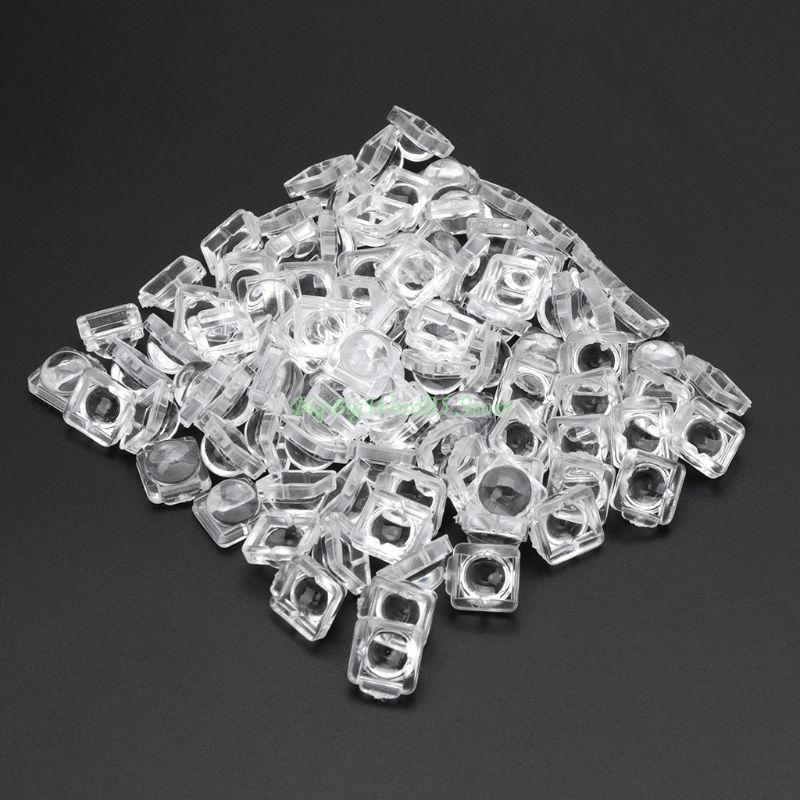24TE 100PCS High quality Lens for 5050 LED WS2812 APA102 WS2811 SK6812 30 60 140 Degree Lens