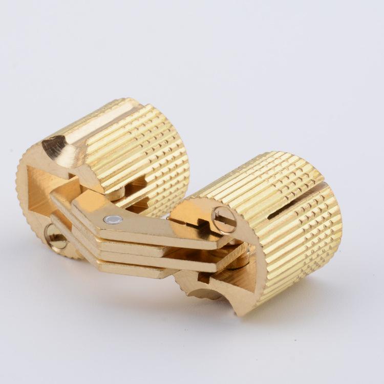 Concealed Pure Copper Hinge for Folding Doors and Jewelry Boxes