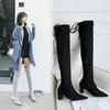 Fashion 2025 Fashion Faux Suede Slim Over the Knee Boots Winter Women Boots Sexy Thigh High Boots Female High Heel Shoes Woman 32 33 43