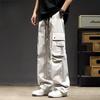 Yalu Men's Summer Thin Loose Straight Cargo Pants