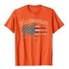 Vintage Yellowstone National Park Retro T-Shirt Chinese Style Cotton Men Tops Shirt Fashionable Popular T Shirt