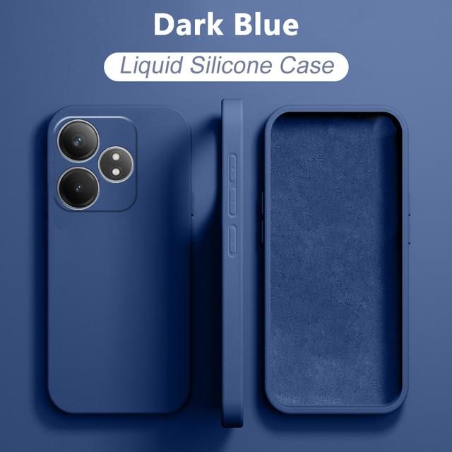 Liquid Silicone Case For Realme GT NEO 6 NEO6 SE GT6 GT6T 6T Liquid Silicone Case Global Version Full Body Camera Protect Case Cover Silicon