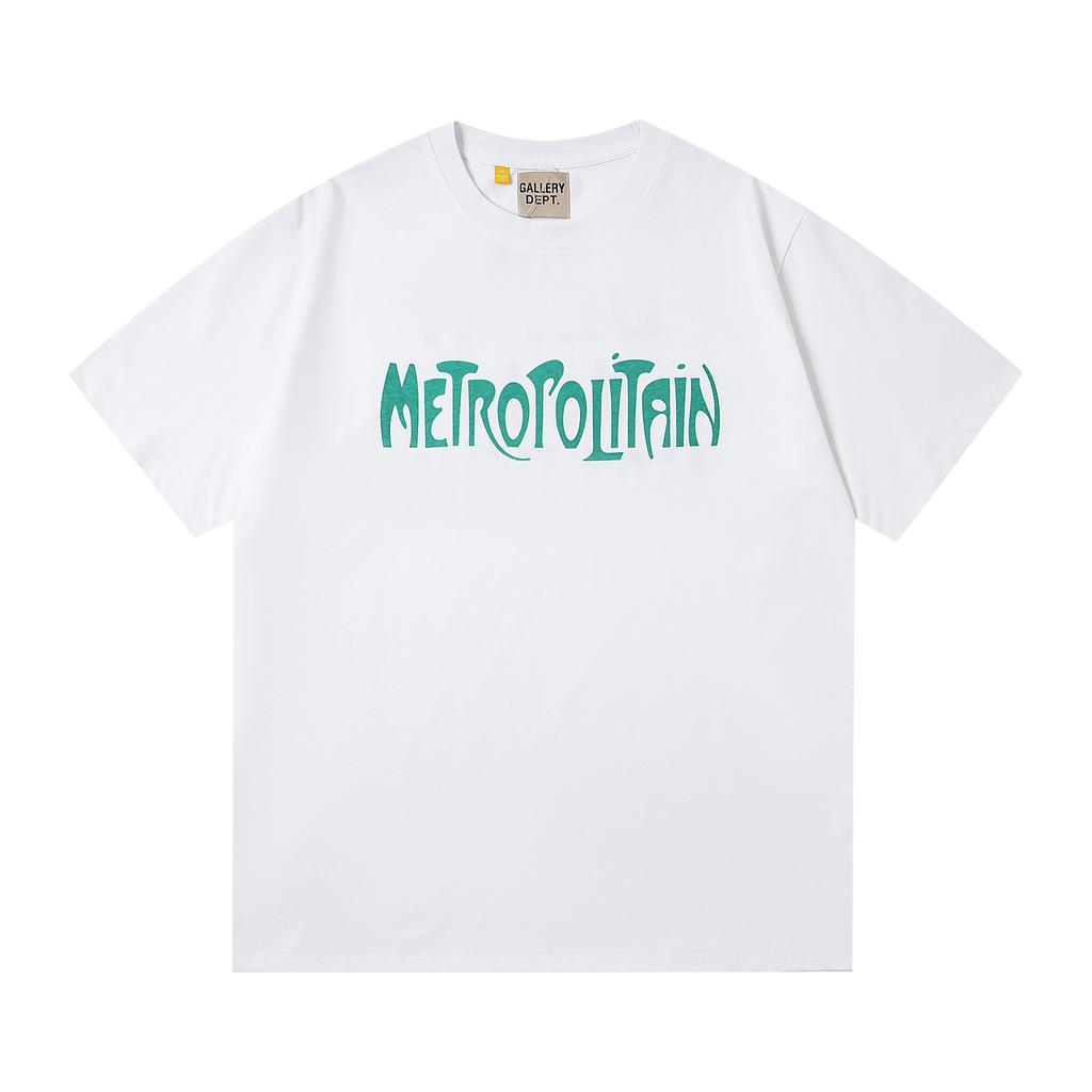 26SS Foreign Trade Gallery Dept T-Shirt Collection Gallery Casual Short Sleeve Men's and Women's Same Style Factory Spot Straight Hair