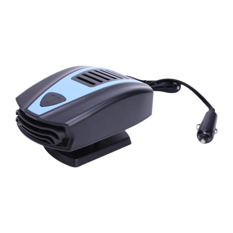 Dashboard Car Defroster 12V 150W Heater Fan with Wide Vent Outlet for Windshield Visibility and Winter Commute Use