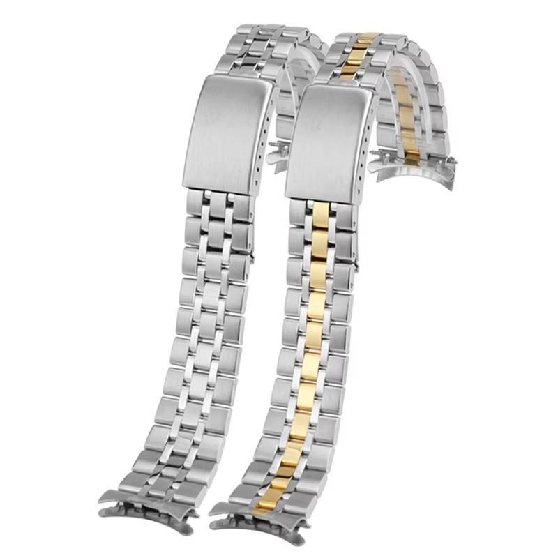 13mm 17mm 19mm 20mm Curved End Metal Strap for Tudor Watch Stainless Steel Strap m56000 56003 55003 72033 Men Women Watch Chain