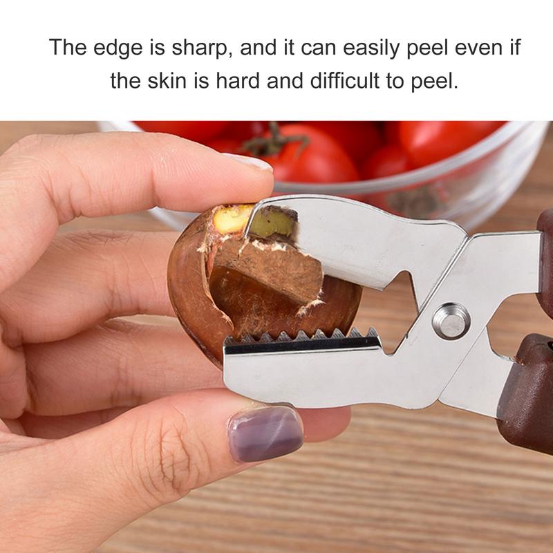Chestnut Scissors Stainless Steel Chestnut Peeler Machine Chestnut Sheath Machine Chestnut Sheath Cutter Kitchen Tools