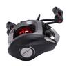 Baitcasting Reel Nylon 17.6lbs Drag Magnetic Dual Brake 6.3:1 Gear Ratio Smooth Baitcaster Fishing Reel for Saltwater