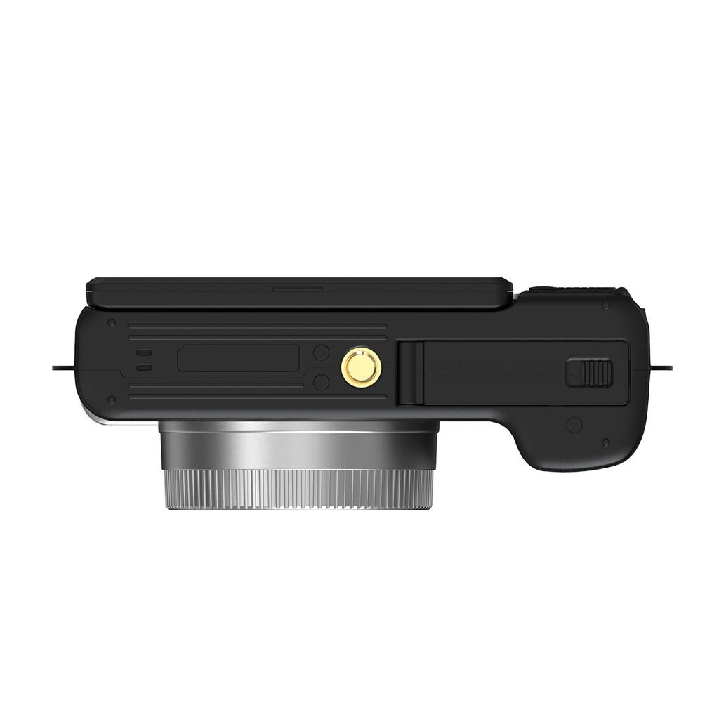 4K Digital Camera 48MP Resolution 18X Zoom Compact Travel Size for Selfie and Video Recording