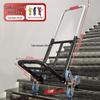 Carrello Manuale Pieghevole Portatile per Scale per Carichi Pesanti – Carrello Portabagagli Conveniente e Compatto