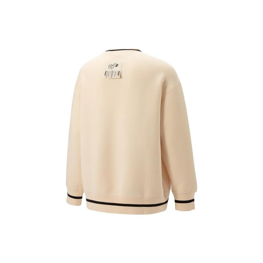 PUMA X Staffonly X Monopoly Sweatshirts Men's Khaki Crew Neck Moderate Regular 539898-86