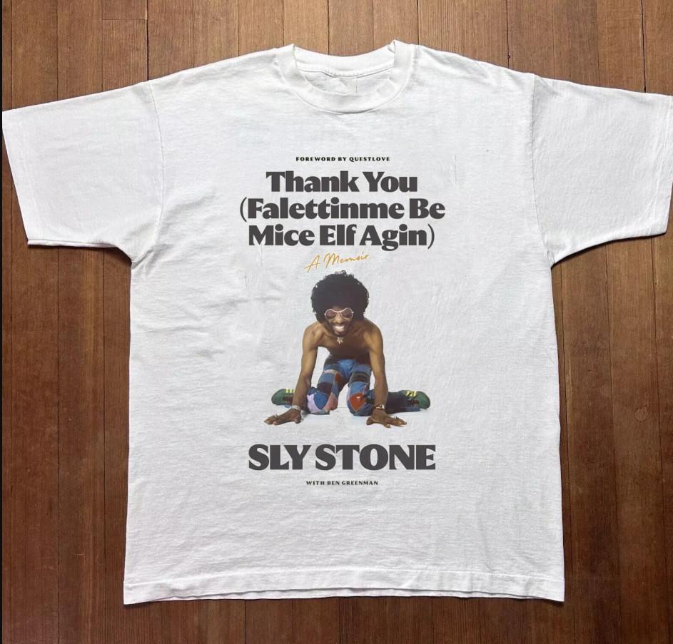 Sly Stone Thank You For The Memories T-shirt size S-5XL XXXL