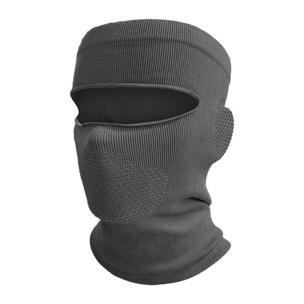 

Windproof Warm Riding Mask Empty Top Cycling Face Mask Elastic Warm Face Cover Riding сірий