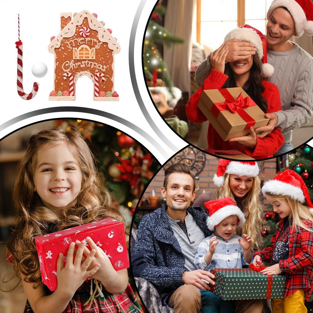 Christmas Golf Games Christmas Toys Portable Gingerbread Holiday Miniature Indoor Golf Set For Kids Adults Family Living Room