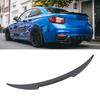 Rear Spoiler ABS Plastic M4   Sporty Appearance Tail Spoiler Wing for 2 Series F22 M2 F87 2014 to 2019