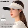 DUSENNA Unisex Anti-UV Empty Top Sun Visor Hat