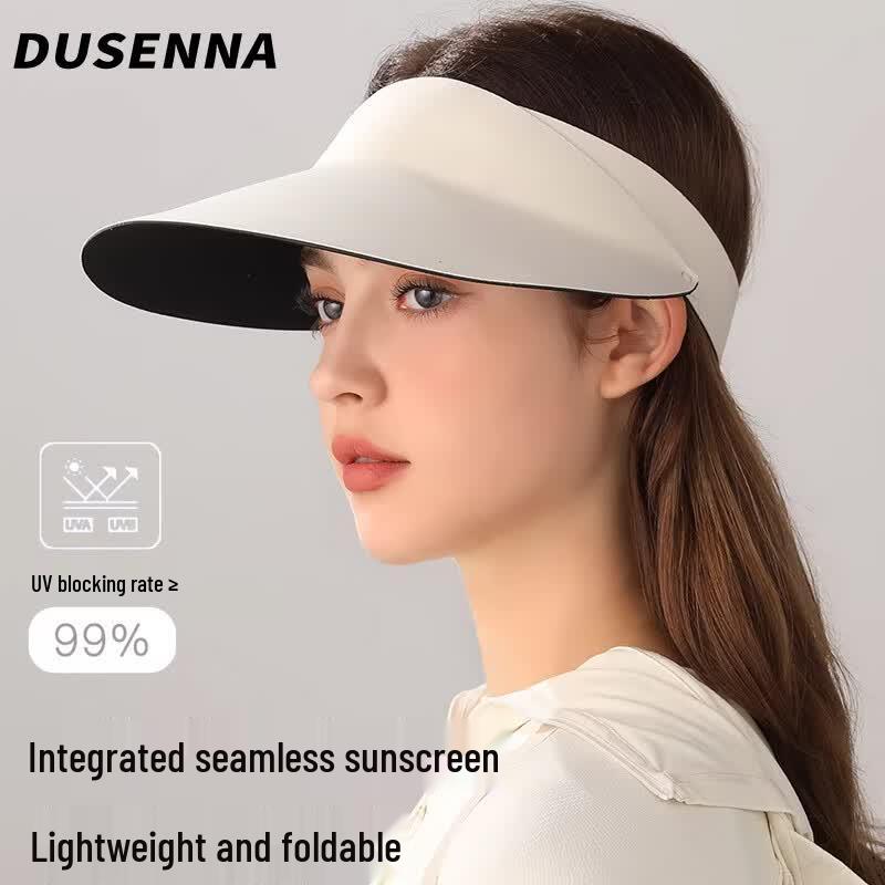 DUSENNA Unisex Anti-UV Empty Top Sun Visor Hat