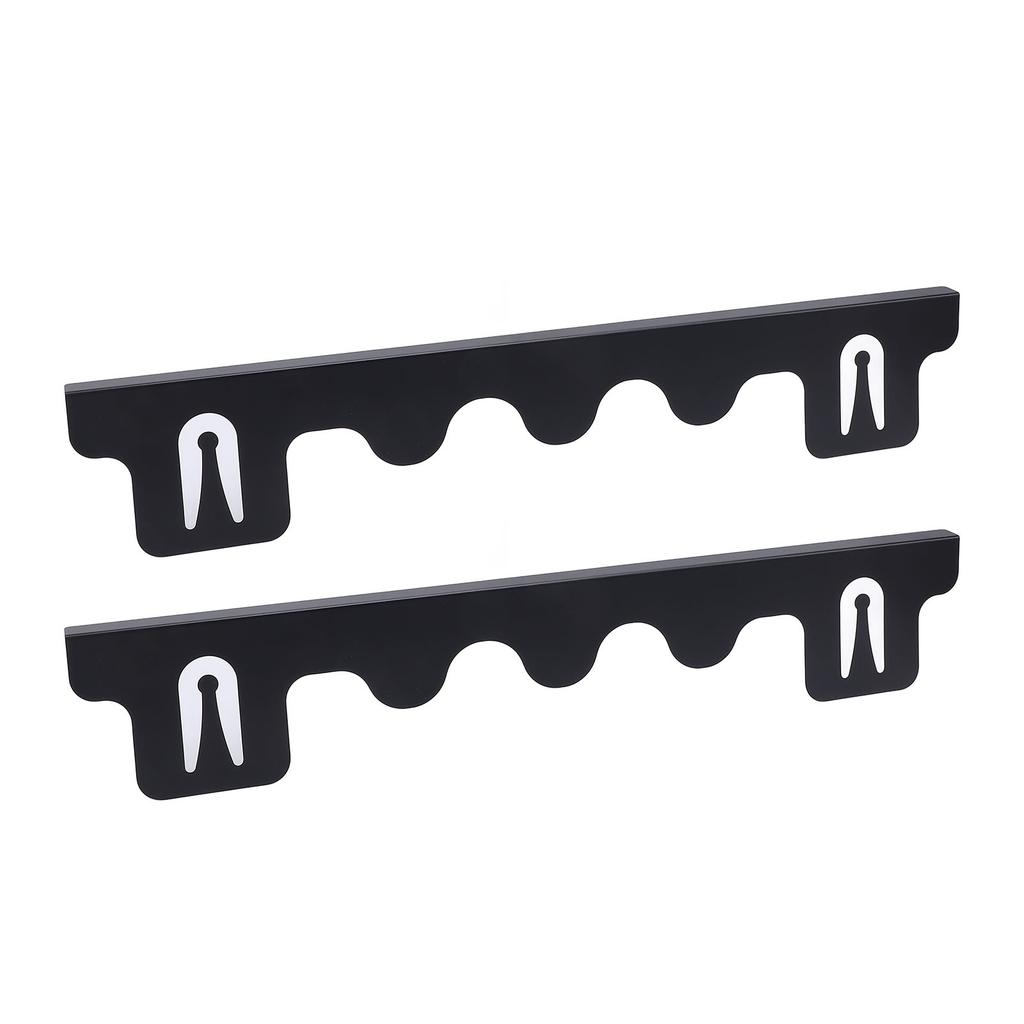 2PCS Stove Gap Fillers Stainless Steel 59.5CM Length Rain Proof Black Color Stove Counter Gap