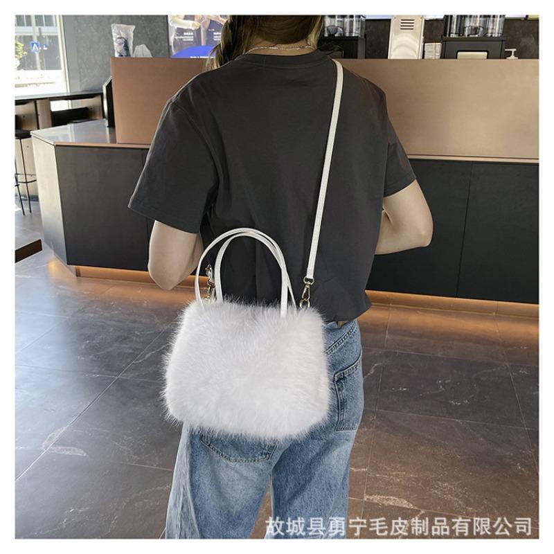 pr p a oen's winter new trend ashion ollege style tote bag large capacity shoulder hair bag