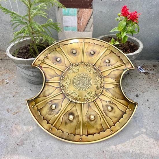 60.96 Cm Handmade TROY Shield  Medieval Torjon Design for Cosplay or Display