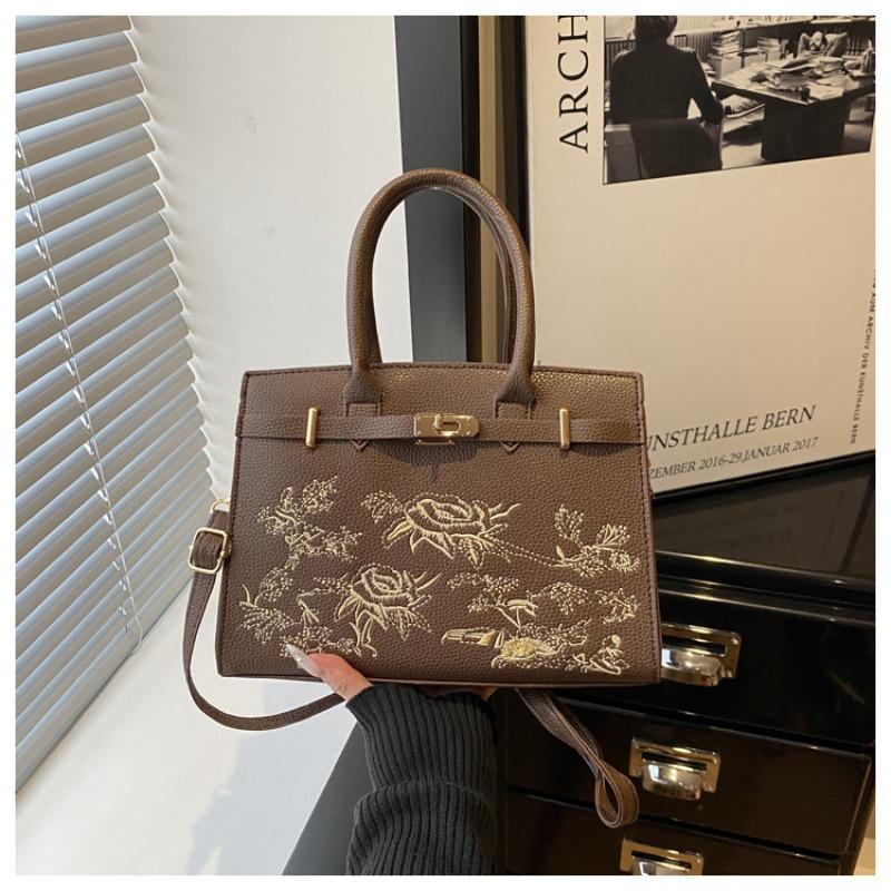 Portable Personalized Bag with Traditional Chinese Style, Large Capacity, Single Shoulder Crossbody Bag