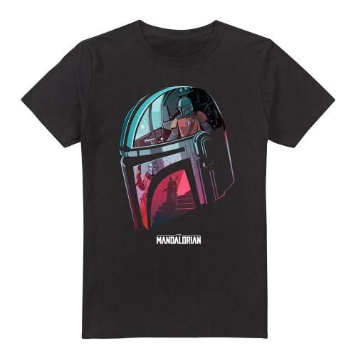 Star Wars The Mandalorian Unisex Adult Helmet T-Shirt