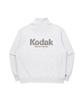 KODAK Rainbow Half-Zip Sweatshirt White Melange