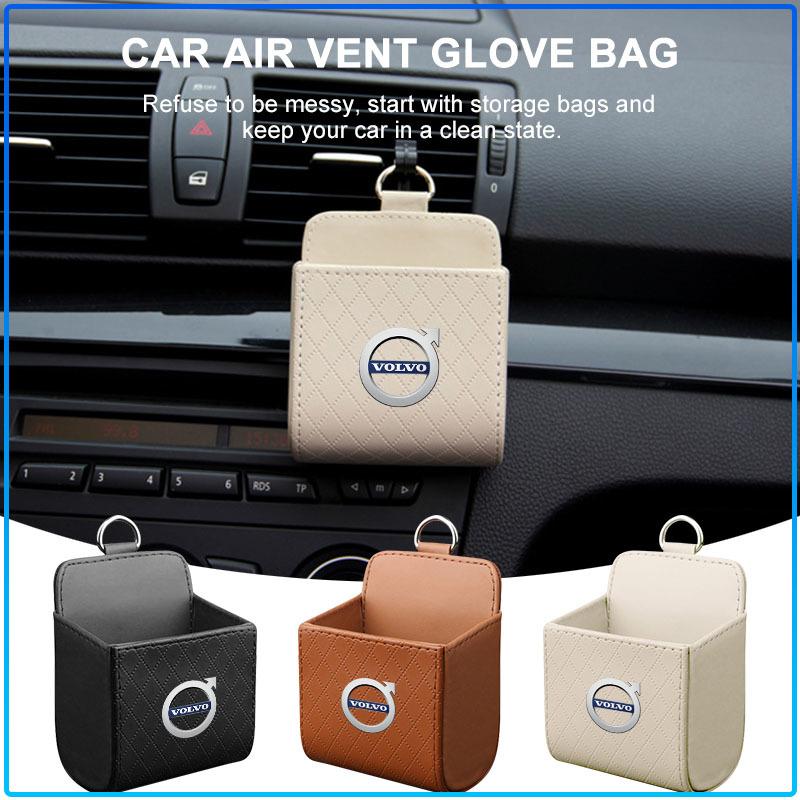 1Pcs Car Air Outlet Storage Box Phone Glasses Organizer Car Goods For Volvo XC60 XC90 S60 S80 S40 V40 V60 V70 V50 XC70