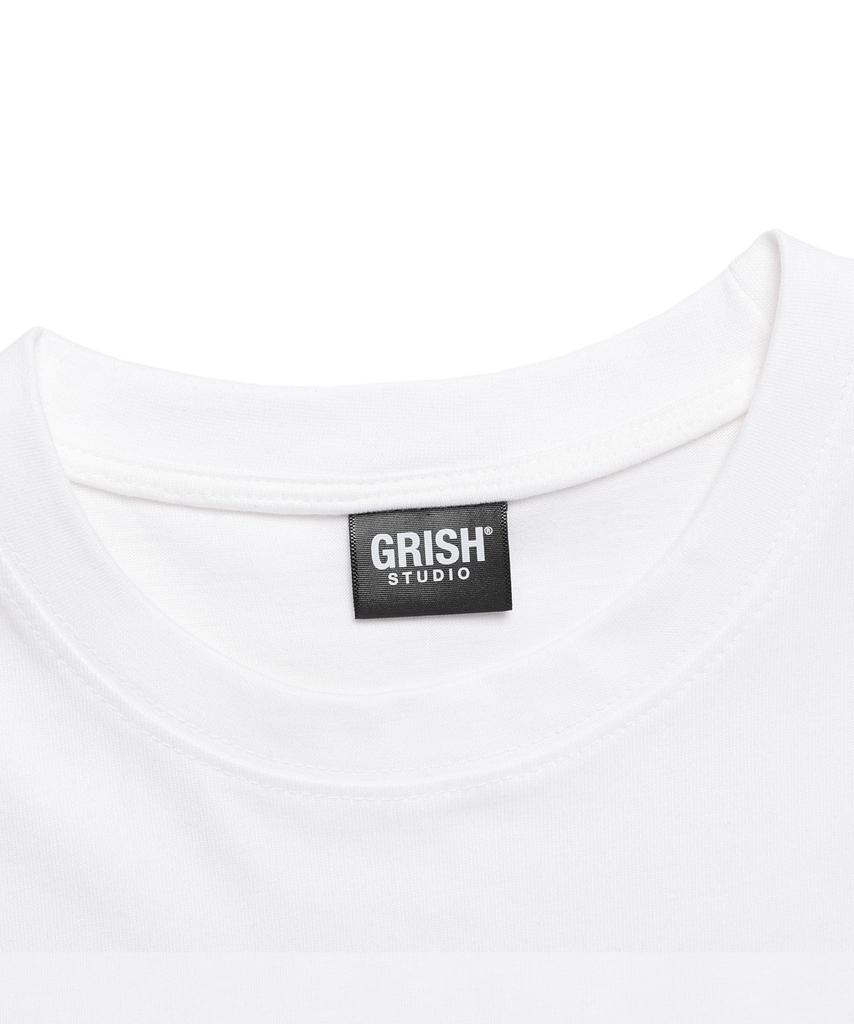 Geuliswi Signature Blur Logo T-Shirt White