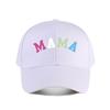 Colorful MAMA Vinyl Wall Decor Baseball Cap Fashion Unisex Sunhat Womens Outdoor Sports Snapback Cap
