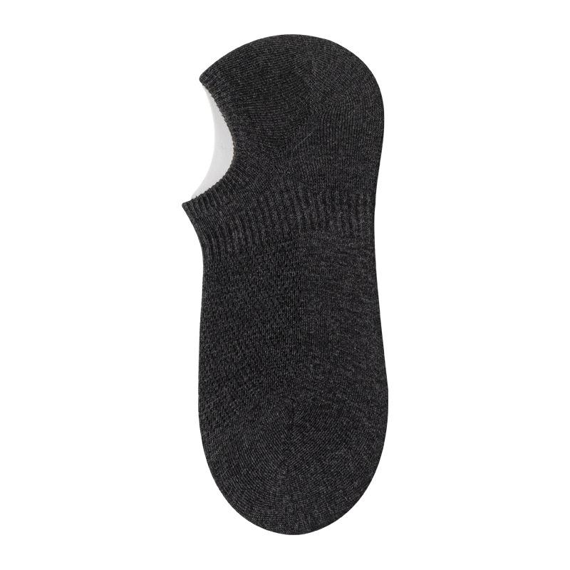 Men's Summer Cotton Mesh Invisible Do Not Fall Off with Shallow Mouth Socks