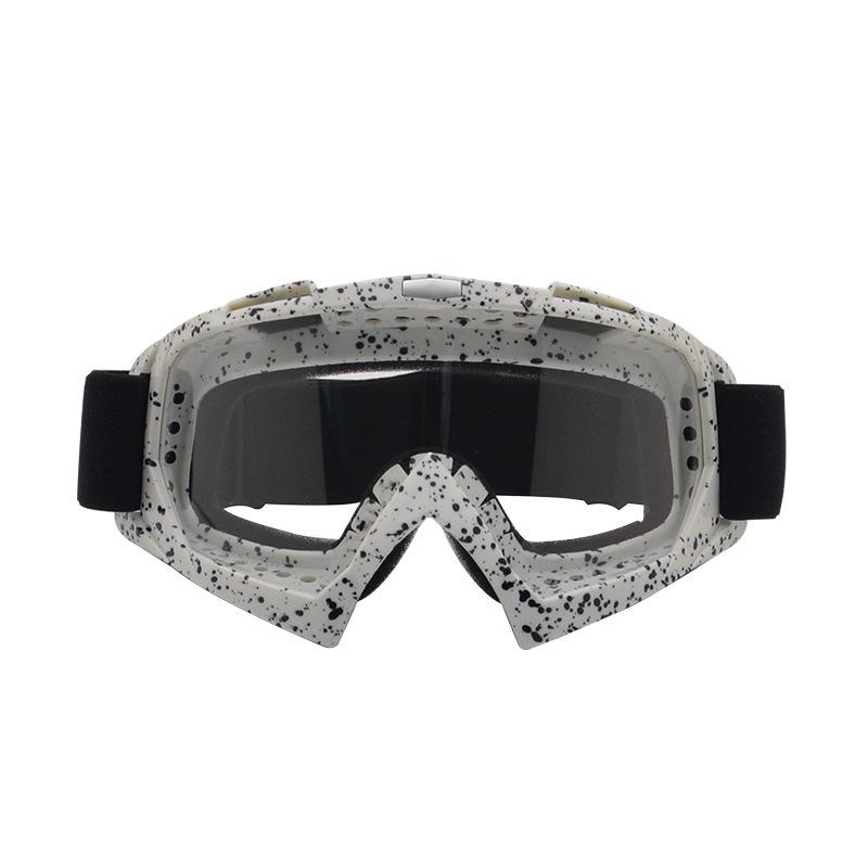 Motorcycle goggles, outdoor motorcycle protective eyewear, off-road windproof goggles, helmet glasses, anti-fog ski goggles, cycling eyewear