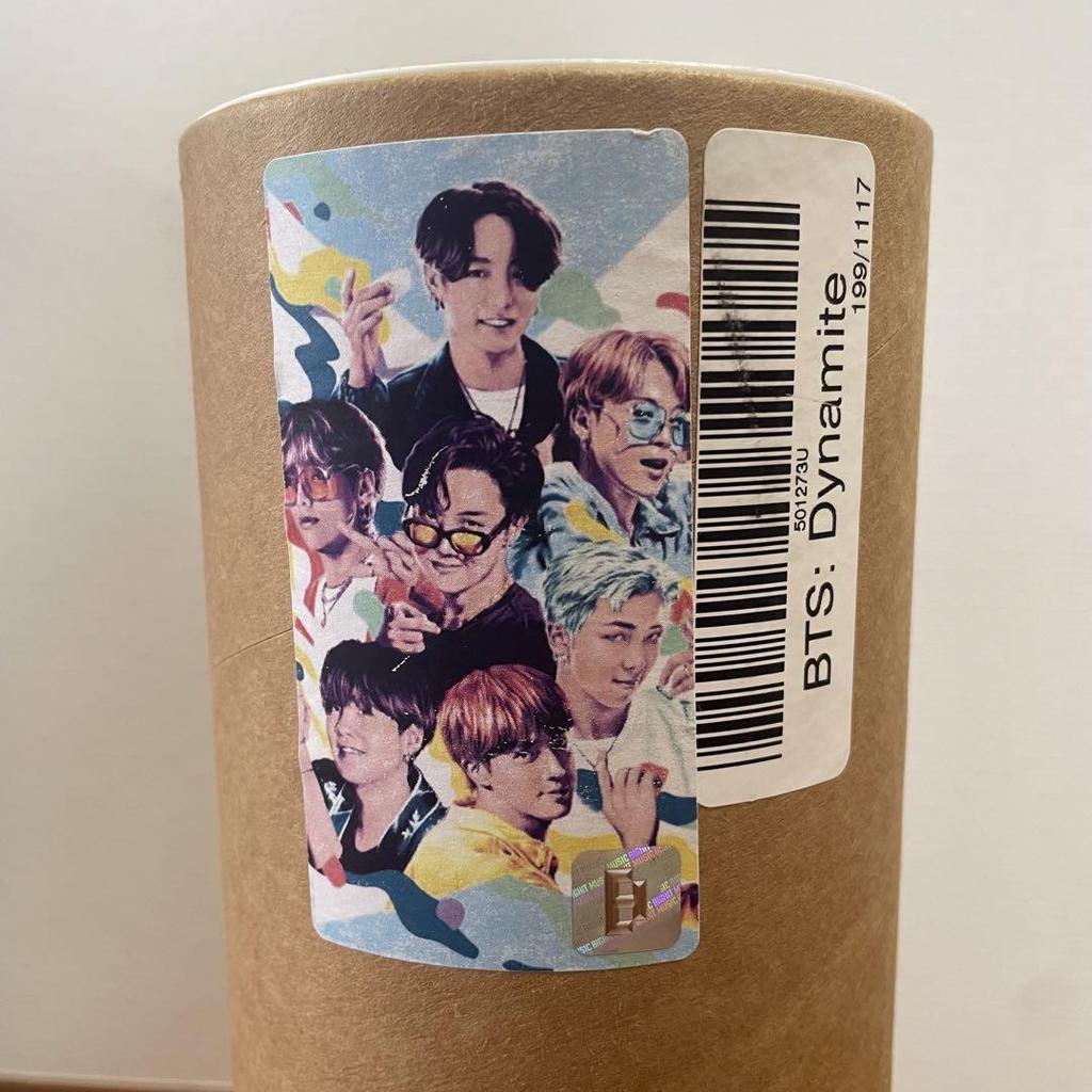 [USED] BTS K-POP Dynamite Bangtan Poster Korea