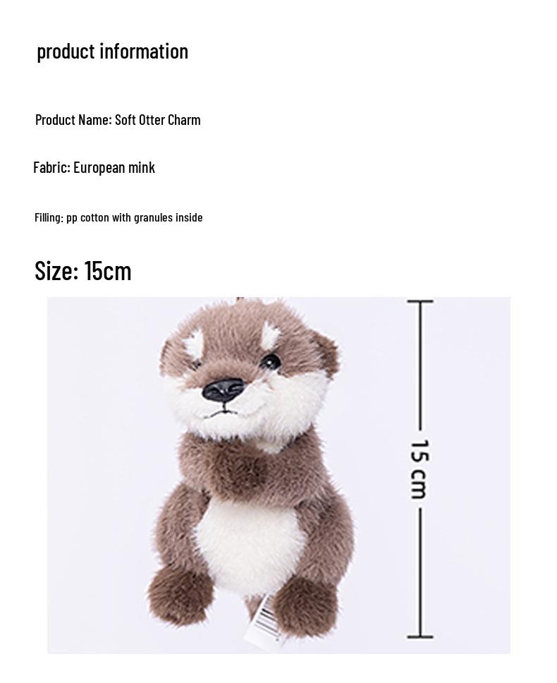 Adorable Sea Otter Plush Toy for Kids