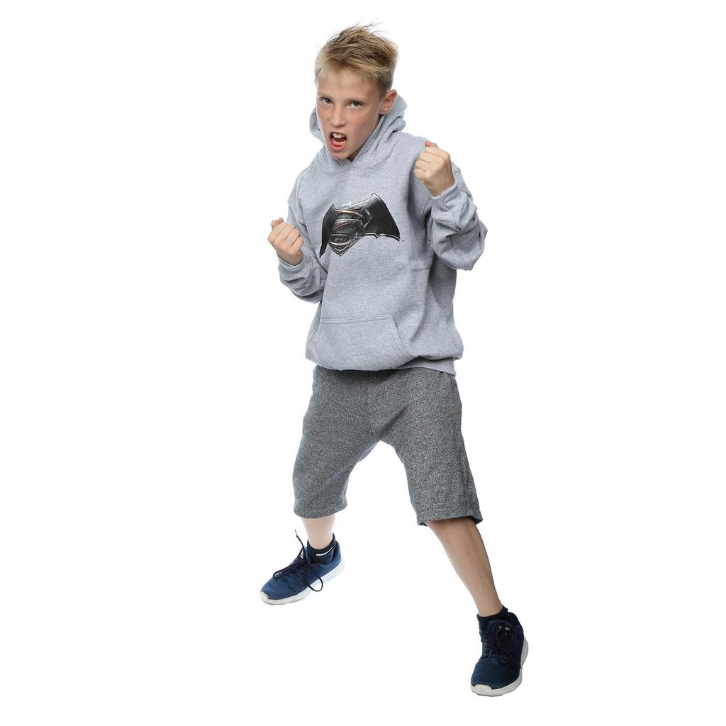 DC Comics Boys Batman V Superman Logo Hoodie