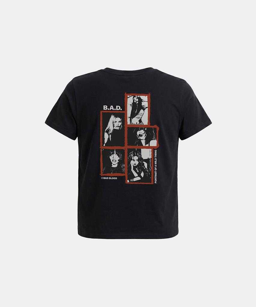 BADBLOOD B.A.D. Frame Gals Short Sleeve T-Shirt - Black