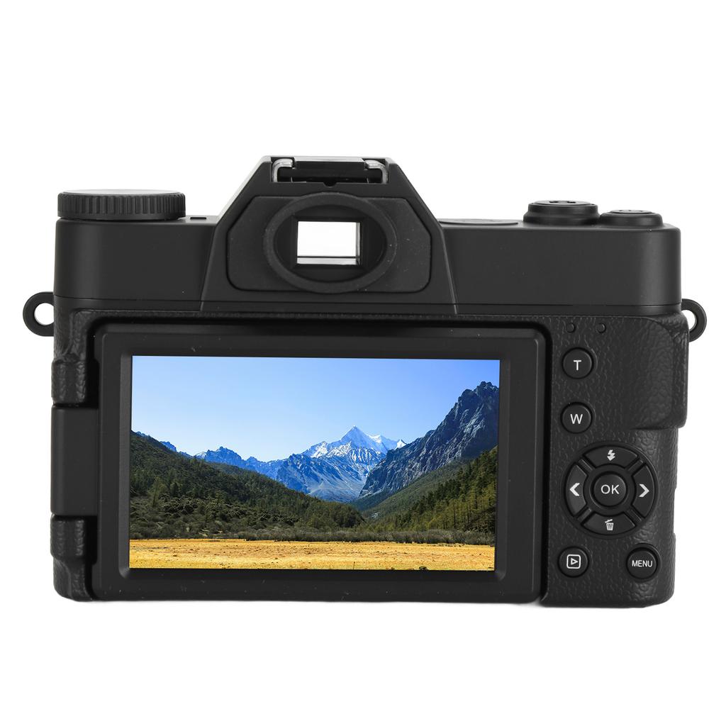 4K Digital Camera with WiFi 75MP 3 Inch IPS HD Screen 16X Digital Zoom Autofocus Flip Screen Camera for Photography