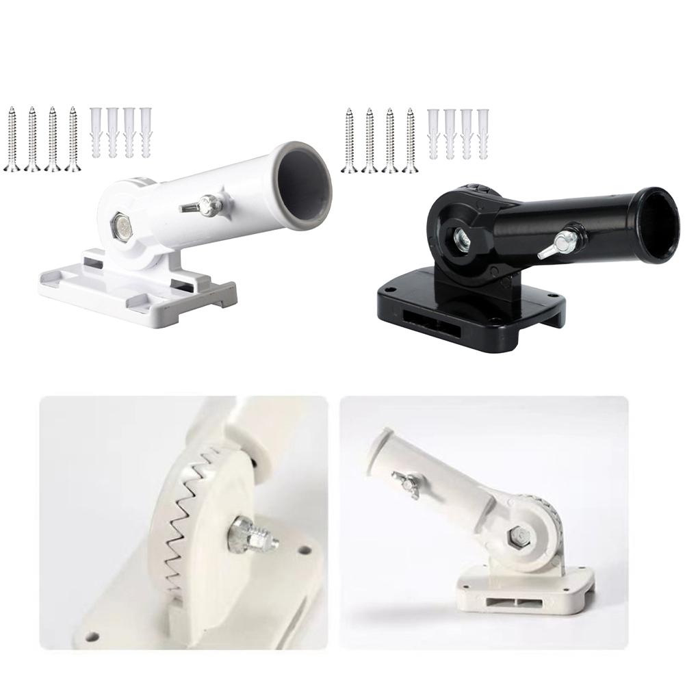 Adjustable Bracket Flag Pole Holder Drainage Hole Feature